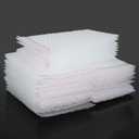 100PCS Clear Self-Seal Bubble Pouches, 5x7 Inches, Plastic Bubble Bags for Packing, Shipping, Storage