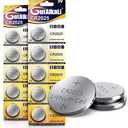 GutAlkaLi CR2025 3V Lithium Battery, CR 2025 Batteries, 20 Count