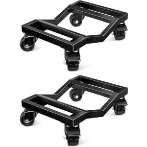KEDSUM 2 Pack Car Dolly, 3000 LBS Car Wheel Dolly, Heavy Duty Vehicle Dolly, Double V-Shaped Design Used for Moving Cars, Sports Car, SUV, Motorcycles