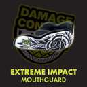 DAMAGE CONTROL Extreme Impact Mouth Guard Sports Mouthguard for Boxing, MMA, BJJ, Hockey, Rugby, Lacrosse, & More Mouthpiece for Teeth & Jaw Protection, for Youth & Adults (Adult, Blackarts)