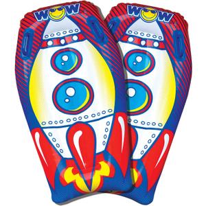 Wow Sports Rocket Slide Inflatable Sleds - 2 Pack - for Water Slides - Kids & Adults