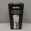 Mueller Smoothie Blender for Smoothies - Personal Blender for Shakes, Frozen Drinks, Baby Food & More, 15oz Travel Cup and Lid, Durable Stainless Steel Blades for Powerful Blending Performance (Turquoise)
