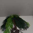 23 In Lighted Palm Tree Table Decor, Tropical Artificial Palm Tree Lights Branches Battery USB Powered, LED Mini Light Up Palm Tree Decor Table Centerpiece for Luau Summer Hawaiian Party Tiki Bar Home