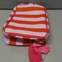 Makeup Bag Travel Cosmetic Bag Organizer Tassel Toiletry Bag Large Canvas Zipper Pouch Mahjong Tile Bag