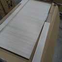 OfficeSimpli Washer Dryer Countertop, Made in USA, Non-Slip Pads, Laundry Room Wood Topper, Washer Dryer Cover for Top, Laundry Countertop, Laminate Finish (Rustic Oak, Large (30" x 58"))