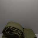 Cmfshape Oversize King Bedspread 128"x120",3 Piece California King Quilt,Lightweight Olive Green Quilt Set for All Season,Modern Coin Pattern Bedding Set