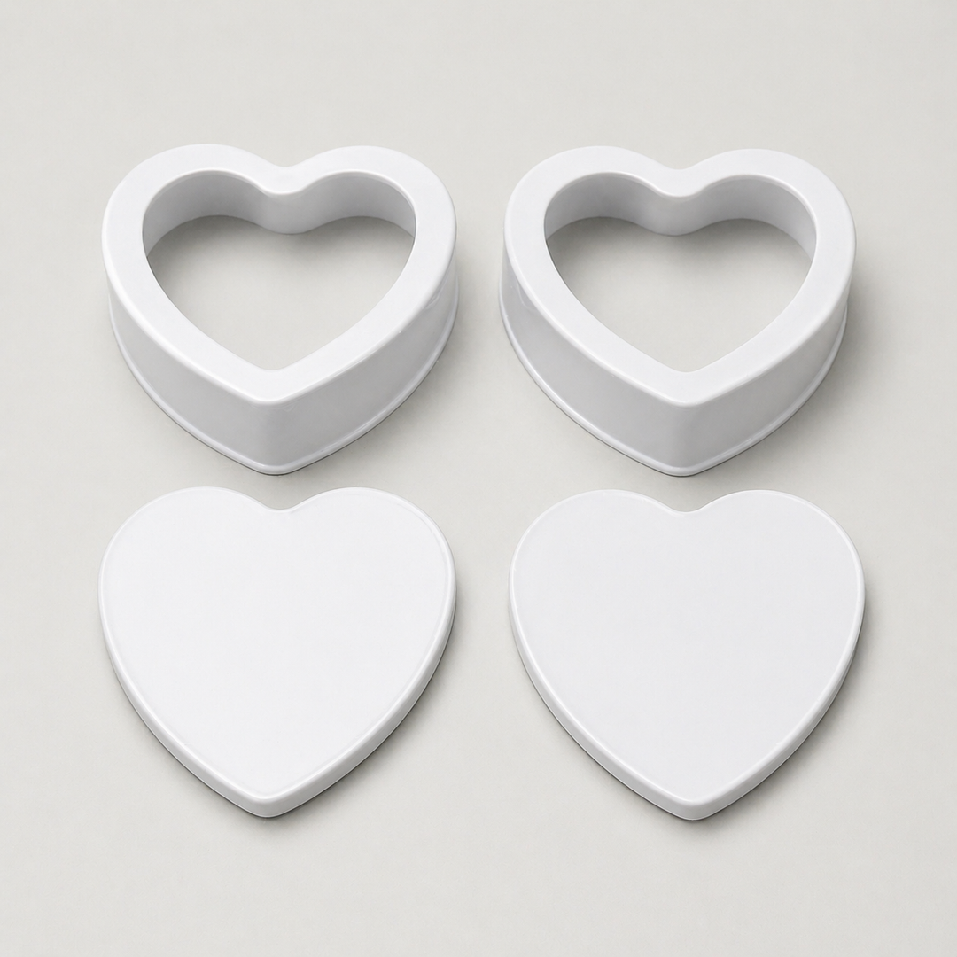 Heart Cake Pan 9 Inch, Set of 2