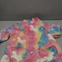 Wearable Blanket Hoodie for Kids Oversized Sherpa Blanket Hoodie for Kids Boys Girls Toddler 2-6YR,Rainbow Unicorns