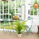Nearly Natural 3ft UV Resistant Artificial Boston Fern Potted Plant Real Touch Leaves Indoor Outdoor