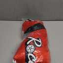 Mens RaceCar Driver Costume, Racing Car Driver Jumpsuit with Hat Set One Piece Racing Suit Adult Halloween Outfit (Large, Red-Black)