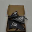 Set of 3 Paddleboard Fin Replacement,Inflatable Paddle Board Accessories,Stand Up Paddleboard Tail Rudder for Water Sports,Surfboard,Longboard (Black)