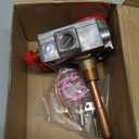 110-326 Gas Water Heater Valve,Natural Gas Water Heater Thermostat, Water Heater Replacement Parts Gas Control Valve with 3.8" Shank, 2.2" W.C,Copper Probe (Replacement Parts Kit)