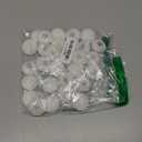 Nuanchu 30 Pcs 1.5'' Valentines Unscented Floating Candles Bulk for Centerpieces Votive Floating Cylinder Vases Candles for Wedding Party Anniversary Christmas Thanksgiving Party Gifts Decor (White)