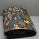 Floral Washable 6x9 Area RugBlack Brown Boho Rugs for Living Room, Soft Low-Pile Non-Slip Stain Resistant & Non-Shedding Carpet for Girls Bedroom,Dining Room,Office,Entryway,Nursery