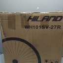 Hiland 26" 27.5" 28" x1.75" Alloy Bike Rim for 1.75 to 2.215 Inch Wide Tire, Front & Back MTB Wheelset with 7 Speed Freewheel, Bolt On Axle, Bicycle Accessories for Adult Bikes