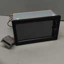 Upgrade Wireless Double Din Car Stereo with Carplay, Android Auto, Bluetooth, 4-Channel RCA, High Power, 2 Subwoofer Ports, 7" HD Capacitive Touchscreen Car Radio, Backup Camera, Audio Receiver