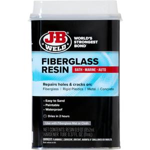 J-B Weld Fiberglass Resin - Quart - Bath, Marine & Auto