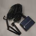 iBaycon 4ft  6ft Solar Net Mesh Lights, Solar Powered Christmas Net Light Outdoor Waterproof, 8 Modes Bush Netting Lights for Xmas Trees, Party, Garden, Outdoor Decorations (Warm White, 2PACK)