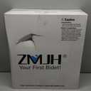 ZMJH ZMA102 Bidet Toilet Seat, Unlimited Warm Water, Vortex Wash, Electronic Heated, Warm Air Dryer, Rear and Front Wash, LED Light, Need Electricity, White, (Elongated)