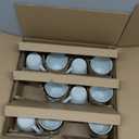 Amazon Basics Porcelain, 10 oz Coffee Mug Set, 10 Count, White