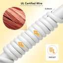 30ft/9M Power Cable with Adapter and Plug-in Mount Compatible with Blink Floodlight Cam, eufy Floodlight E340, Electrical Box with Weatherproof Cord-(2in1 Mount & Cord Set)