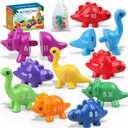 Toddler Dinosaur Montessori Toys for 1 2 3 4 Year Old Boy Girl Birthday Gift - Kids Preschool Learning Activities Educational Travel Outdoor Sensory Toys for Toddlers 1-3 - Baby Toys 12-18 Months