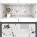 White Marble Contact Paper for Countertops 23.6"x118"
