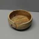 Birthday Gifts for Women Wooden Yarn Bowl Knitting Bowl Large Crochet Yarn Holder Handmade Crocheting Accessories and Supplies Organizer 7 x 3 (Natural)