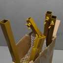 Wokceer 6.6 FT Wedding Arch Backdrop Stand Gold Metal Chiara Backdrop Stand for Wedding Ceremony Birthday Party Bridal Baby Shower Photo Booth Garden Floral Balloon Arch Decoration (6.6 x 3.3 FT (HxW))