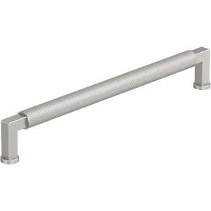 Amerock Balata 8-13/16 inch (224mm) Center-to-Center Satin Nickel Cabinet Pull, BP37627G10