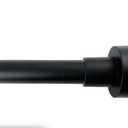 Black Tension Curtain Rod, 99.5"