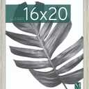 MCS Studio Gallery 16x20 Poster Frame Gray Woodgrain Engineered Wood, Vertical & Horizontal Wall Hanging Large Picture Frame for Photos, Posters & Art Prints (1-Pack)