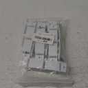 15Pcs MP6563 Plastic Sliding Closet Door Bottom Guide with Screws, for 1-3/8 Inch Thick Doors, Keep Sliding Door Stable