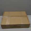 Smoproper Nightstand with Charging Station, Bedside End Table with 2 Fabric Drawers for Bedroom, Side Table with USB Ports and Outlets (Brown Black)