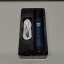 Casfuy Dog Nail Grinder Upgraded - Professional 2-Speed Electric Rechargeable Pet Nail Trimmer Painless Paws Grooming & Smoothing for Small Medium Large Dogs & Cats(Dark Blue)