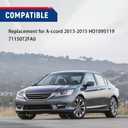 waltyotur Front Bumper Trim Chrome Replacement for Honda Accord 2013-2015 HO1095119 71150T2FA00