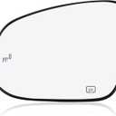 GoaMotors Left Driver Side Heated Mirror Glass with Blind Spot Compatible with Toyota Highlander 2020-2024