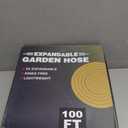 100FT Garden Hose -2026 Newly Upgraded Expandable Garden Hoses with 10 Function Spray Nozzle, Extra Strength Fabric, Pure Brass 3/4'' Fittings, Leak-Proof, Lightweight, Kink-Free Hose(Gray Blue)