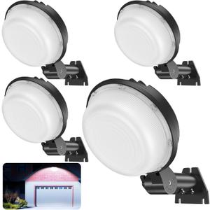 150W LED Barn Light 21000LM Yard Area Light Dusk to Dawn Outdoor Lighting with Photocell 5000K Daylight IP65 Waterproof LED Flood Security Parking Lot Lights for Street Farmhouse Garage, 4 Pack