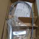 Moen Vichy Chrome One-Handle Single Hole Modern Bathroom Faucet, 6710
