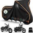 420D Motorcycle Cover for Sport Model Harley Davidson Sportster S, Sporster 883, Nightster Special, Superlow, Superlow 1200T, 1200 Custom,Outdoor Bike Cover Windproof Heavy Duty Waterproof Protection