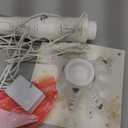 Hairui Lighted Birch Tree Plug in 4FT 72 LED White Twig Tree with Lights for Thanksgiving Christmas Room Decorations Indoor Outdoor