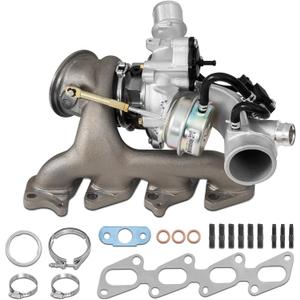 667-203 Turbo Turbocharger Kit with Gasket Compatible with 2011-2016 Chevrolet Cruze 2012-2020 Chevy Sonic 2013-2018 Trax 2016 Cruze Limited 2013-2020 Buick Encore L4 1.4L Replace# 55565353 (Turbo with Gasket Kit)