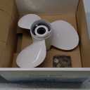 Propeller for Yamaha Outboard 25 30 40 48 50 55 60 HP F30 F40 F50 F60 Boat Motor Engine Parts Aluminum Prop 11 5/8x11-G RH 13 Spline Tooth 3.5 Gearcase with Hub Kit 69W-45947-00-00