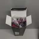 Annlary Hair Straightener 1 Inch Flat Iron and Curler 2 in 1 Titanium Ceramic Ionic Dual Voltage Straightener with Heat-Resistant Silicone, for Less Frizz, Shinier & Smoother (Black/Rose Gold)