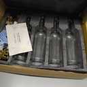 Molimoli Coffee Syrup Dispenser for Coffee Bar, 350mlCoffee Pump Dispenser, Glass Syrup Bottle w. Pumps, Simple Syrup Dispenser w. Labels,Set of 4, (Gold)