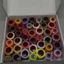 42 Colors Sewing Thread Kit All Purpose Polyester Thread Assorted Colors for Sewing Machine and Hand Stitching Use - 800 Yards per Spool