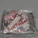 Horror Birthday Decorations for Boys Girls Adults, Halloween Theme Party Supplies Kit with Happy Birthday Banner Balloons Cake Topper Backdrop Tablecloth Hanging Swirls