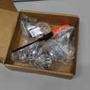 4 Pack Swivel Caster Wheels for Furniture, 2 Inch Heavy Duty Castor Wheels, Crystal Clear Polyurethane Rolling Castors with 360 Degree Plate for Cabinet,Ottoman,Bench (Not for Chair Legs)