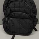 BAGSMART College Laptop Backpack, Travel Backpack for Women, Quilted Casual Daypack, Water-Resistant Bookbag